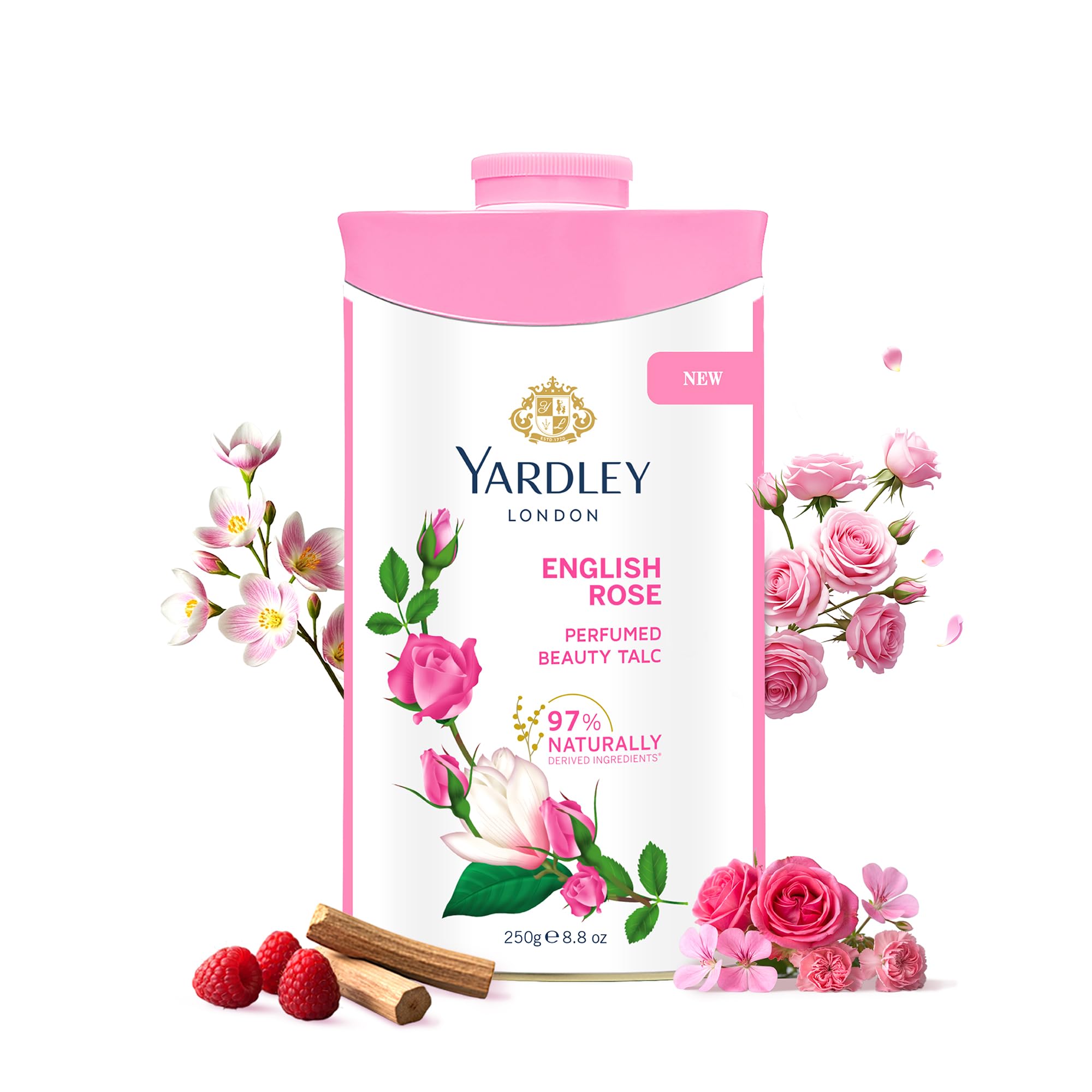YARDLEY LONDON Yardley English Rose Perfumed Talc - dusting powders | Mubboo
