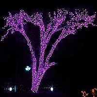 Vista 5 de Dazzle Bright - Guirnalda de luces para Halloween, 300 LED, 100 pies, 8 modos de iluminación, conectables, decoraciones para carnaval, jardín