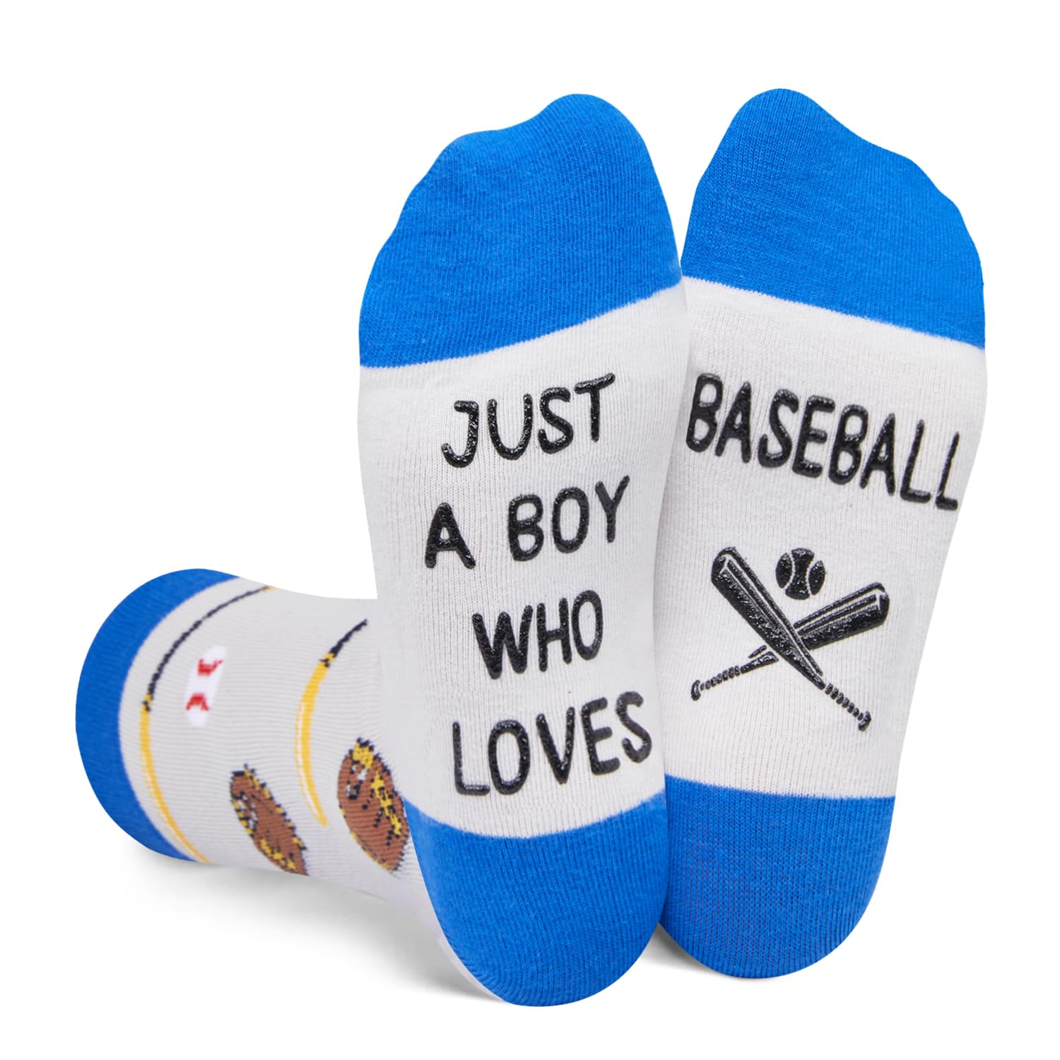 HAPPYPOPBaseball Socks for Teens Boys - Baseball Gifts for Adult, Baseball Gifts for Kids Boys 4-18 Years Old