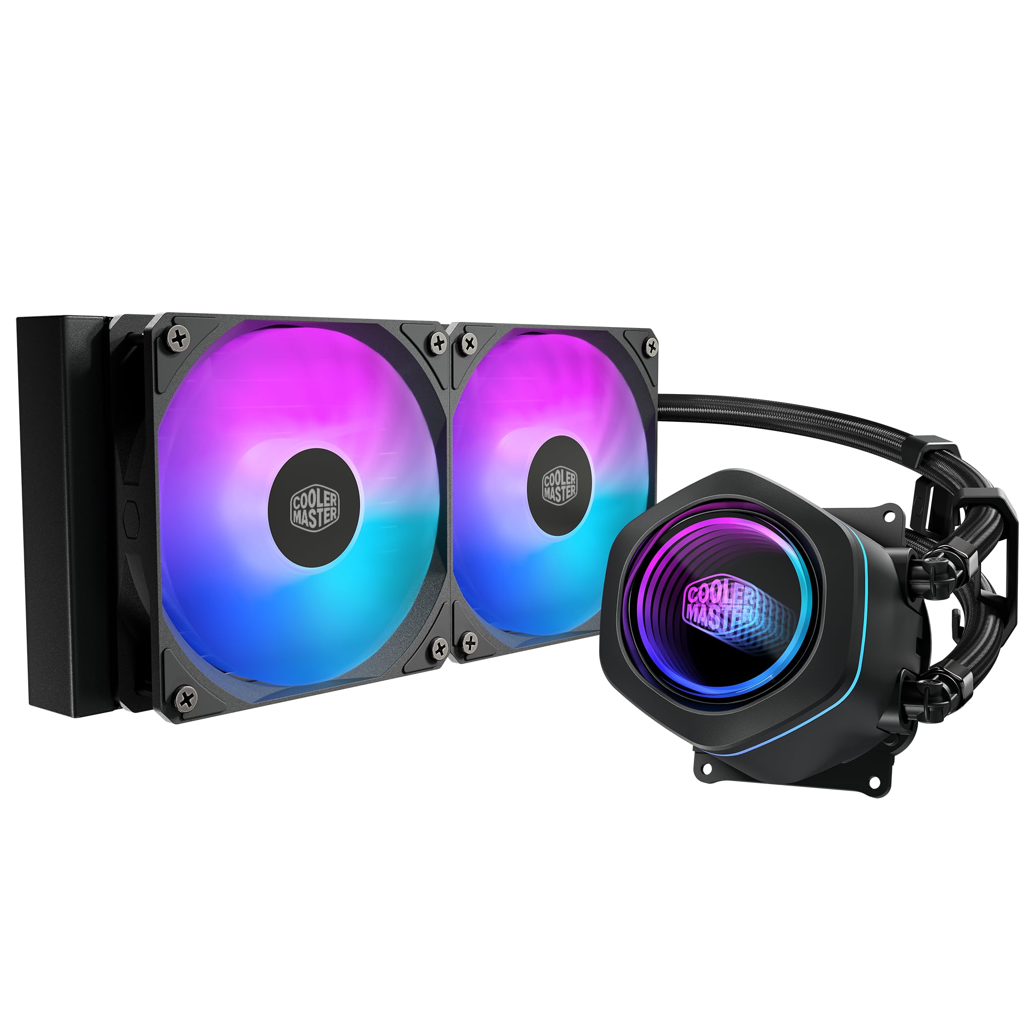 【＊m.a＊】 Cooler Master ML 240 Core Nex ARGB CPU Liquid Cooler Black