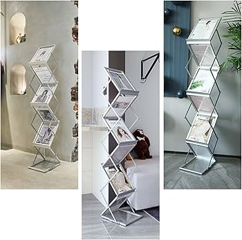 Amazon.co.jp: awliye カタログスタンド マガジンラック 折りたたみ式