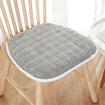 SZJIAHTM Dining Room Corduroy Chair Corduroy Cushion Pad with Ties Comfortable Soft Durable Mat Pads Seat Cushion for Kitchen Dining Living Bedroom Chairs