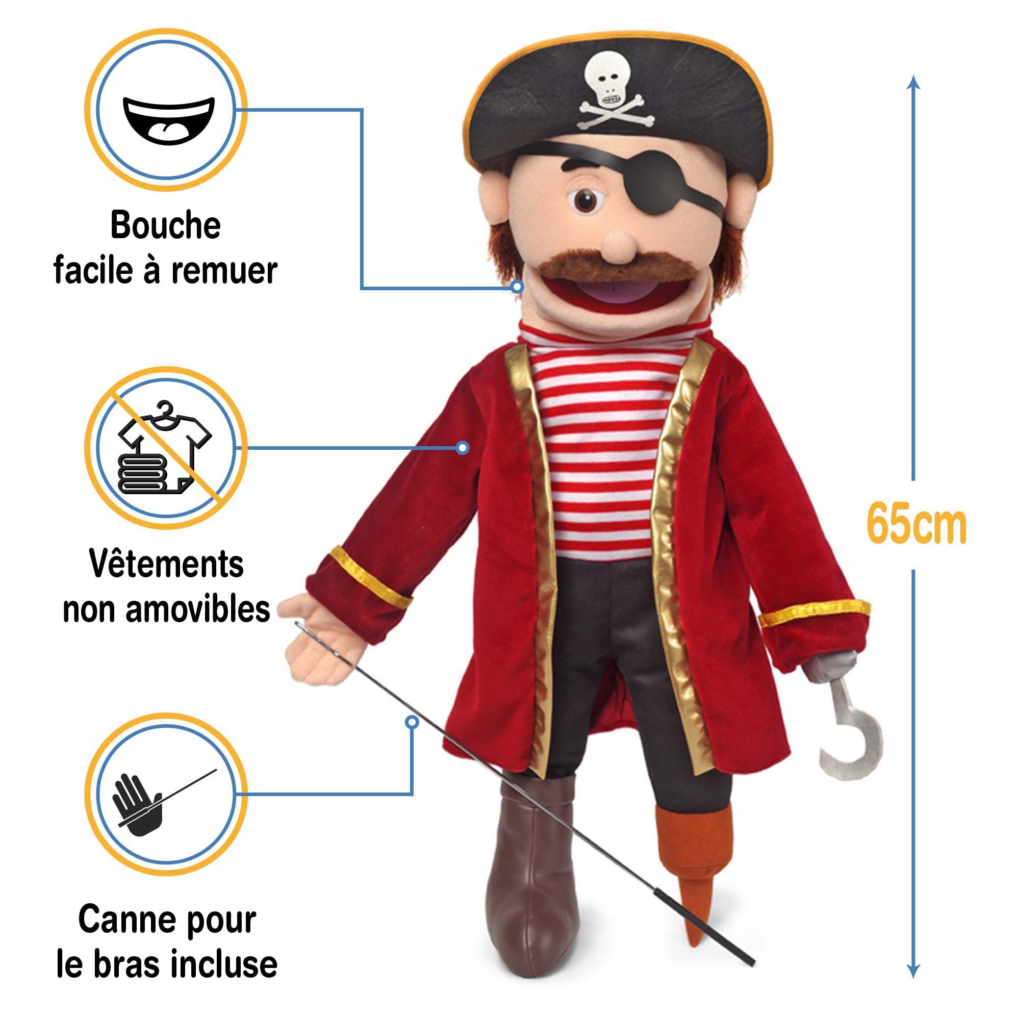 Pirate Kids Full Body Puppets Toys, 25 x 12 x 10 (in.) by Silly Puppets