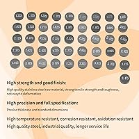 Vista 4 de Kit de Arandelas de Válvula Ajustable de 7.48mm D.E. 1.20mm-3.50mm de Grosor Compatible con Yamaha YZ250F 2001-2012/Kawasaki KLX300R 1997-2005