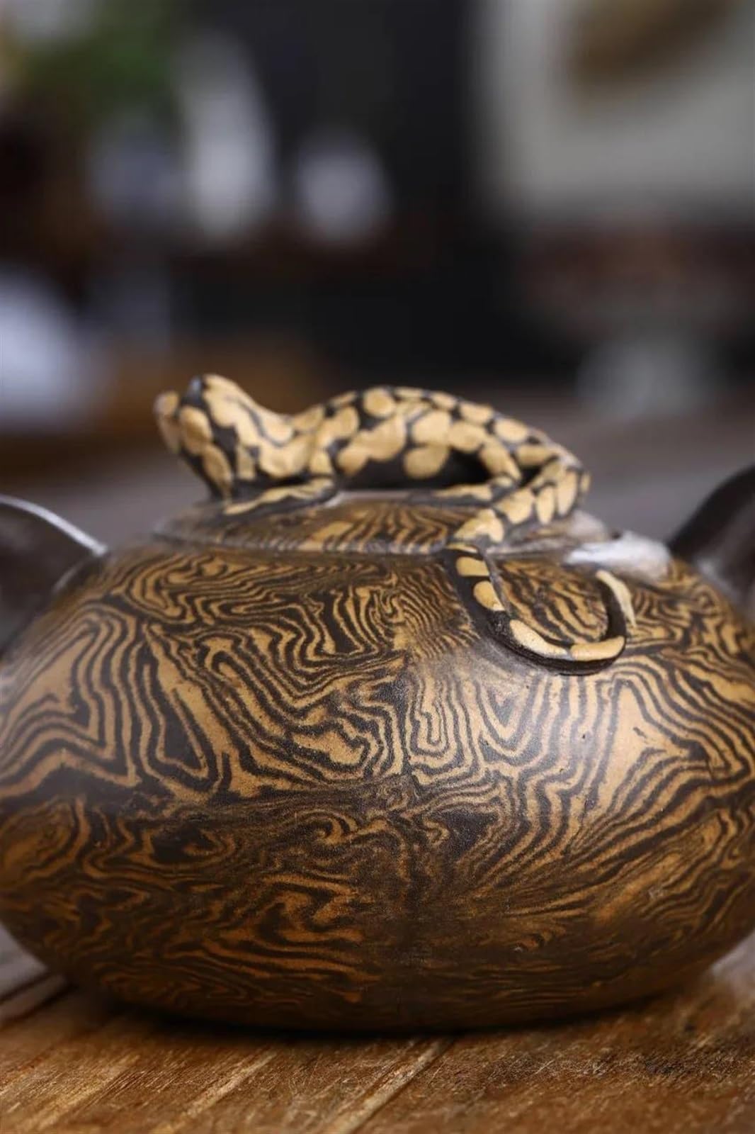 Zestaw do herbaty dla dorosłych Yixing Wood Grain Purple Sand Pot Home Outdoor Travel Bubble Teapot Czysty ręcznie robiony zestaw do herbaty Kung Fu Xishi Portable Tea Sets