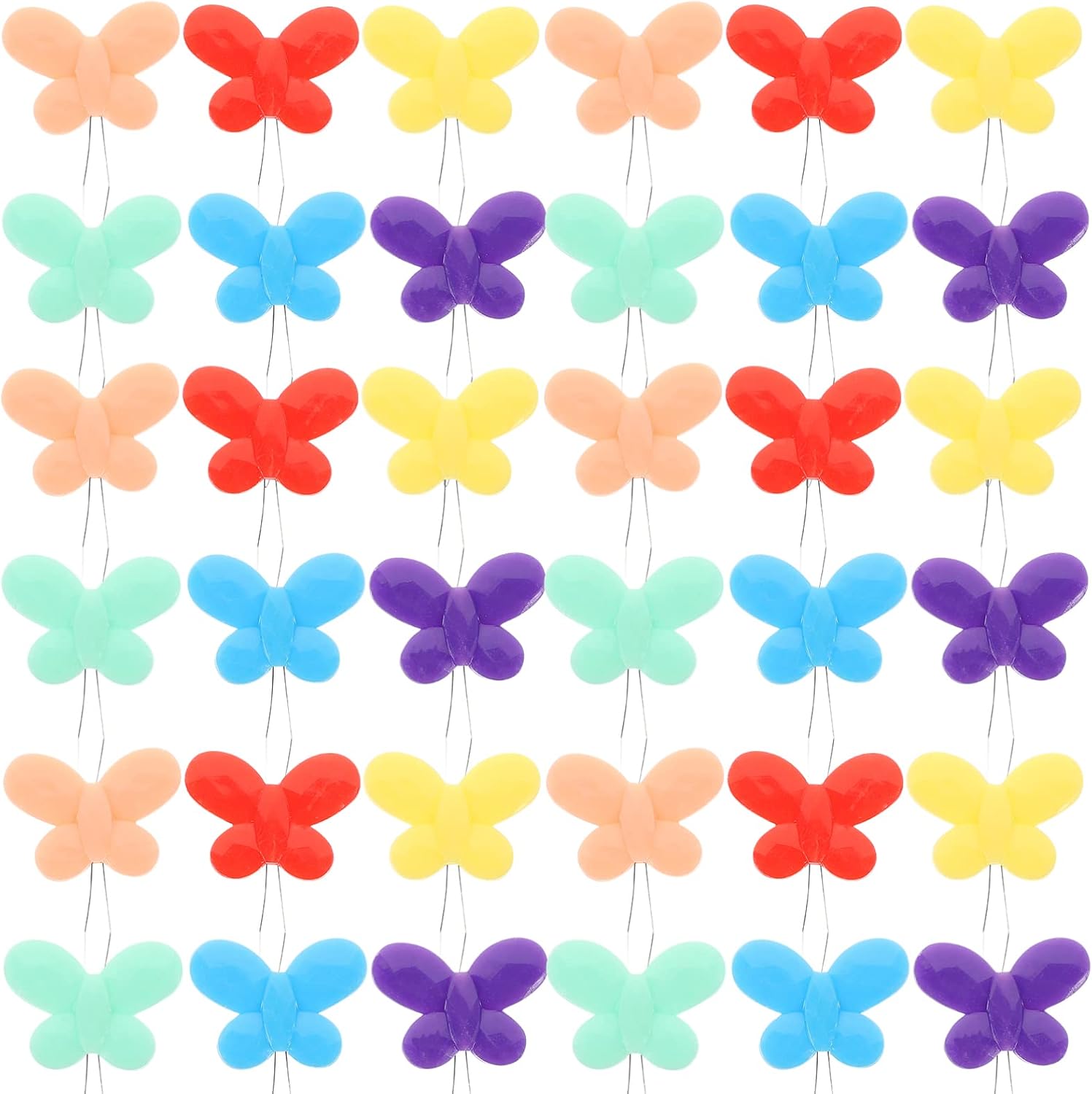 Ciieeo 60pcs Needles Threaders Butterflies Sewing Needle Threader Head Quilting Hand Insertion Plastic Crafting Wire Tool Crafts Fast Shaped Knitting DIY Cross