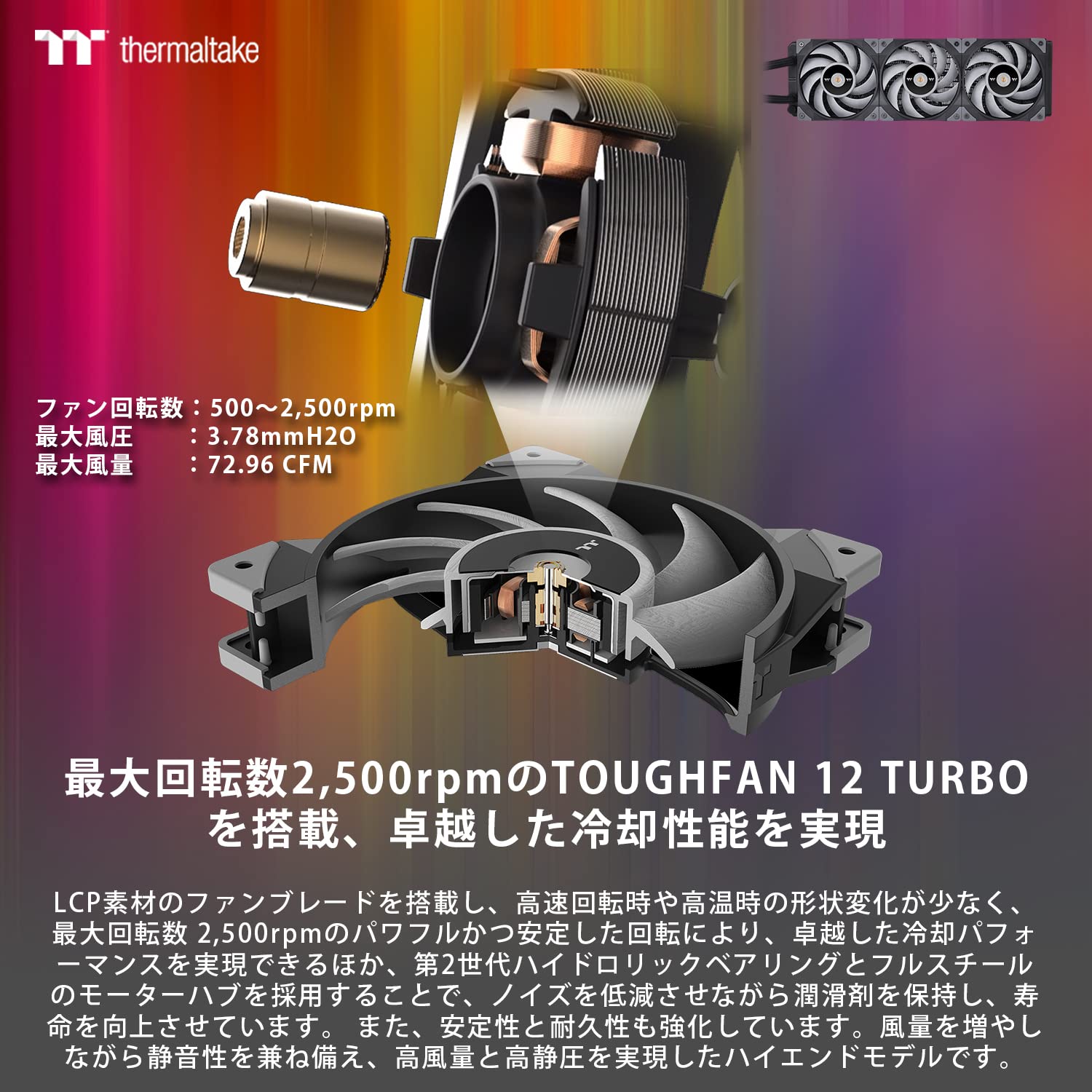 Thermaltake TT Toughliquid Ultra 360 CPU AIO Liquid | CL-W323-PL12GM-B