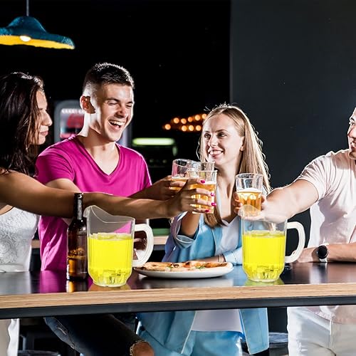 Miniatura 6 de 12 jarras de plástico de 60 onzas para restaurante jarra de agua grande jarra de té con leche bebida para fiestas dispensador de contenedores tarro