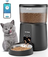 PUPPY KITTY Automata Kisállat Etető 4L - WiFi Vezérelhető Applikációval, Hangfelvétellel, Napi 1-10 Adagolás, Kutyáknak és Macskáknak 1