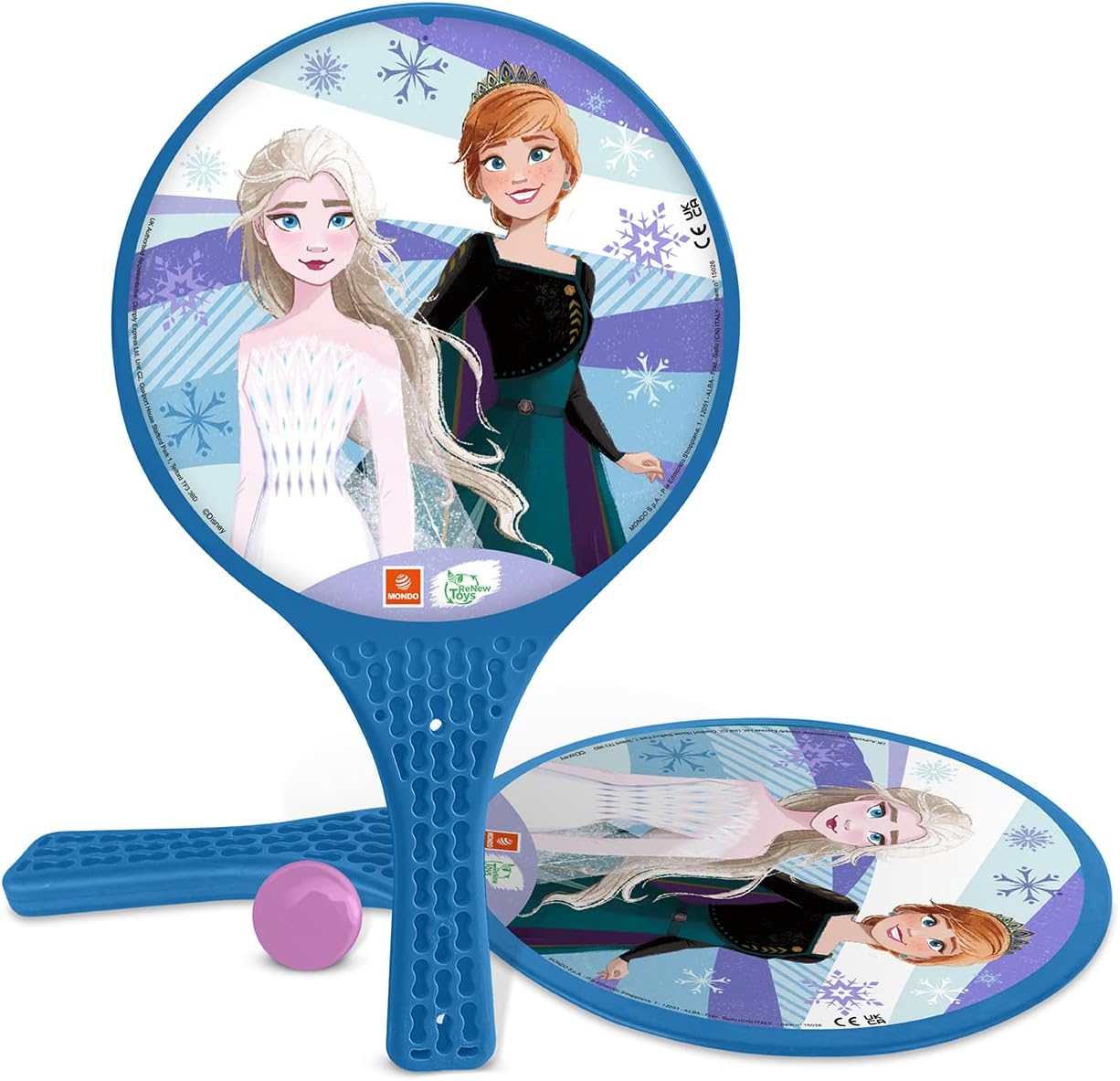 MondoPaddle Bat Set Frozen 2, 15026, Multicolor, 0726016