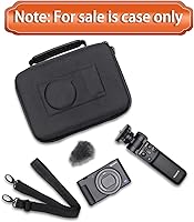 Vista 9 de LTGEM - Funda compatible con cámara digital Sony ZV-1F ZV-1 ZV-1 II Vlog - Kit de accesorios para cámara digital, trípode, micrófono y vlogger