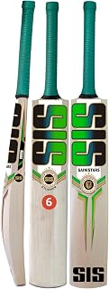 Sainistars Popular Willow Cricket Bat | Lightweight Professional Bat for Tennis Ball | Thick Edge, Curved Blade | Ideal fo... Price In India