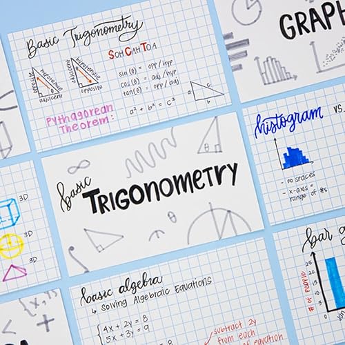 Miniatura 5 de BAZIC - Tarjetas de índice blancas de 100 quilates. Tarjetas flash de 3 x 5 pulgadas con renglones cuádruples para escuela, papelería u suministros