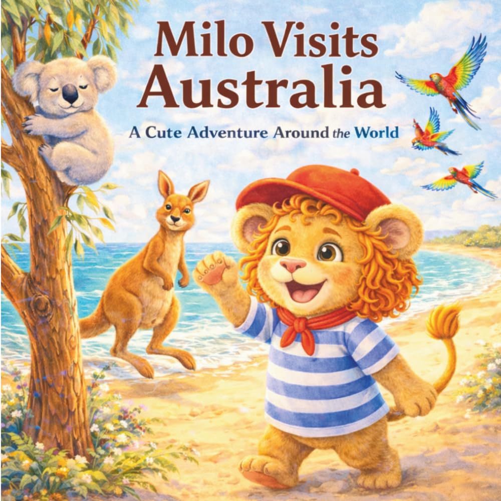 Milo visits Australia: An Adventure with Kangaroos and Koalas (Milo Adventure Series)