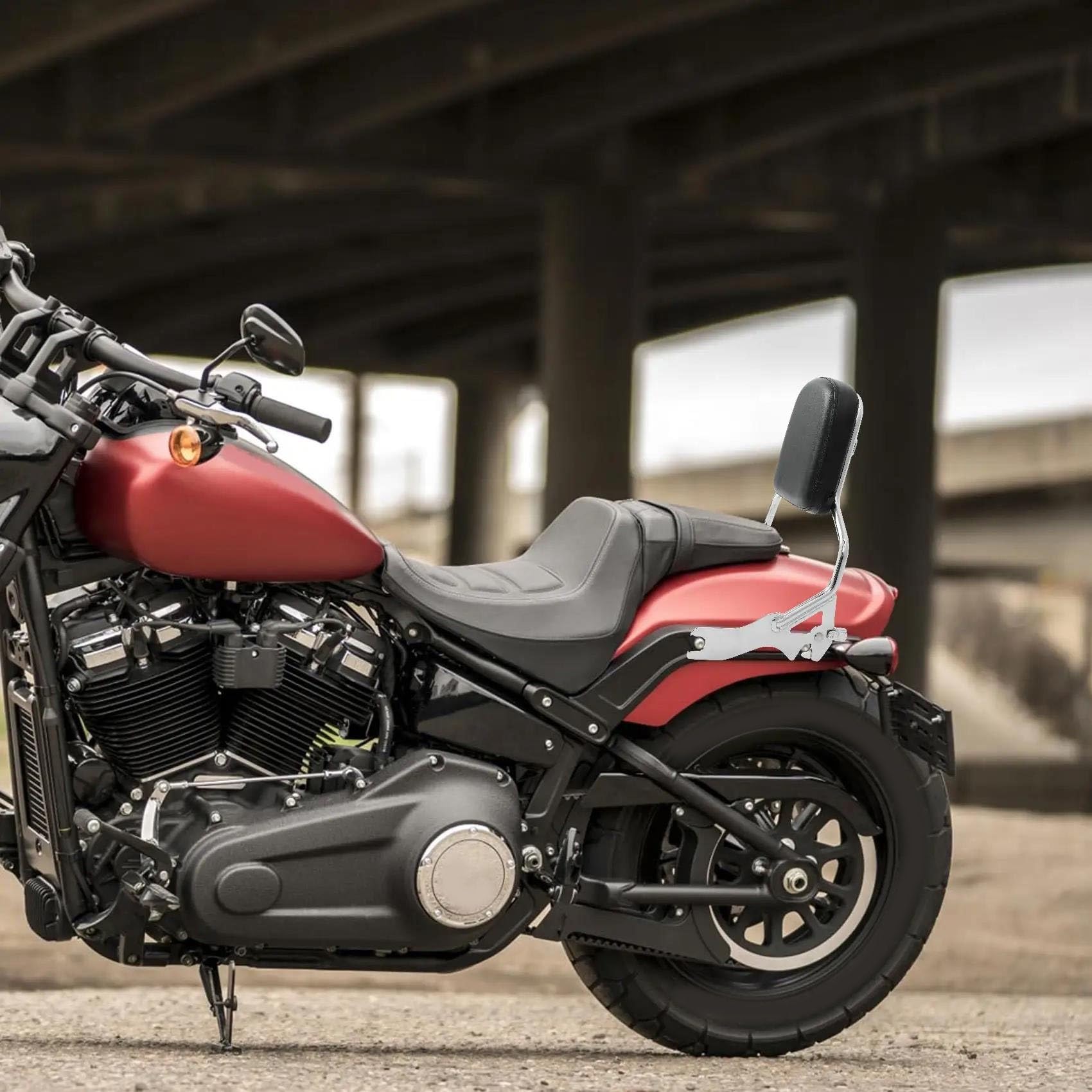 Schienale Sissy Bar per Moto con Imbottitura per H&Arley Fat Bob FXFB 2018-2019