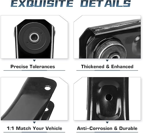 Miniatura 5 de Brazos de control inferiores superiores delanteros + brazos de control trasero inferior de repuesto para Jeep Grand Cherokee 1999 2000 2001 2002