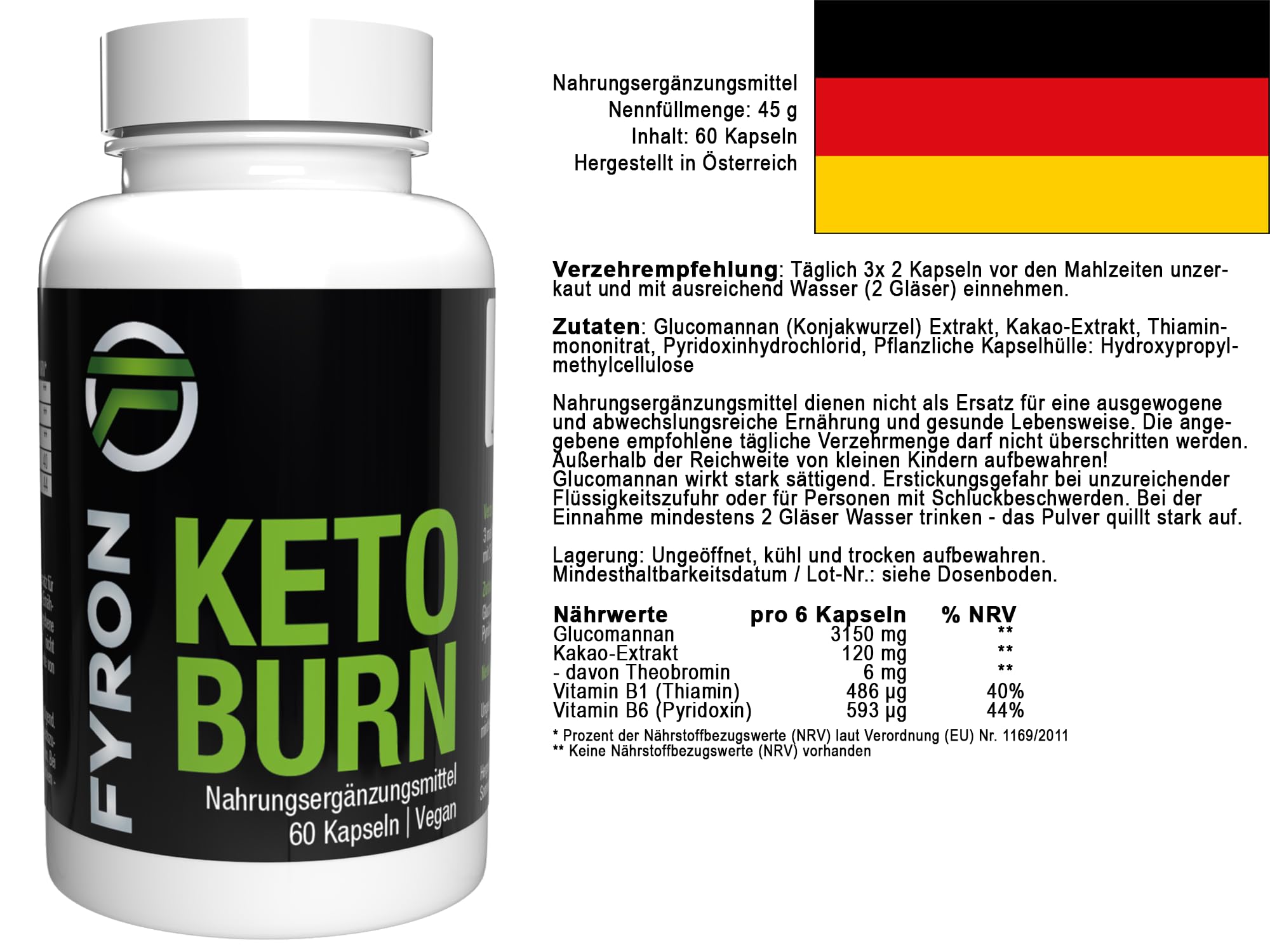 Keto Burn - 60 gélules