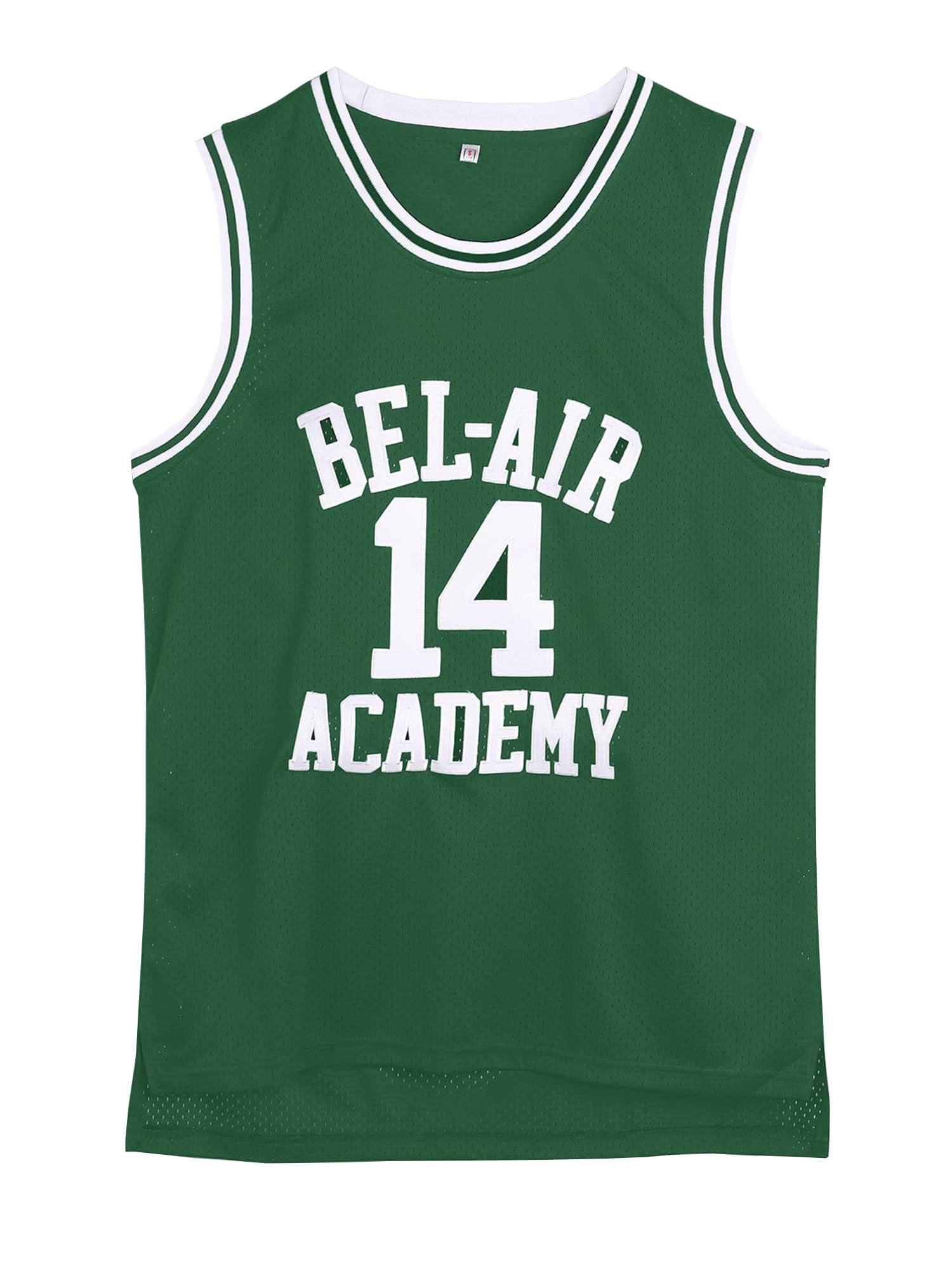 Amzdest 90s The Fresh Prince of Bel Air Academy #14 - Camiseta de baloncesto unisex para hombre y mujer, para fiesta temática