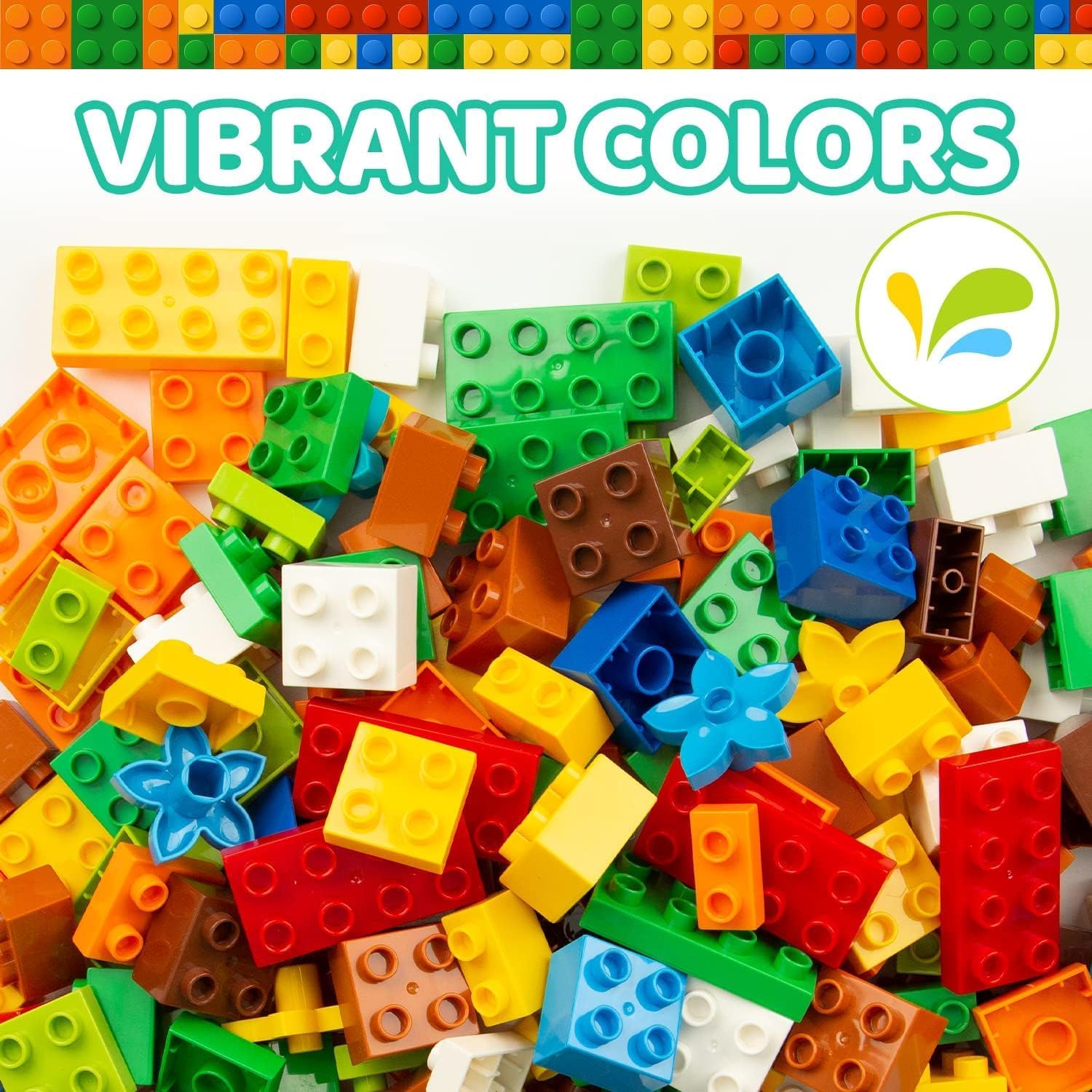 WYSWYG Set di 240 Pezzi Classici mattoncini Grandi per Bambini, compatibili con Tutte Le Grandi Marche, Giocattoli STEM dai 3 4 5 Anni, Giocattolo educativo Creativo Regalo per Ragazzi e Ragazze