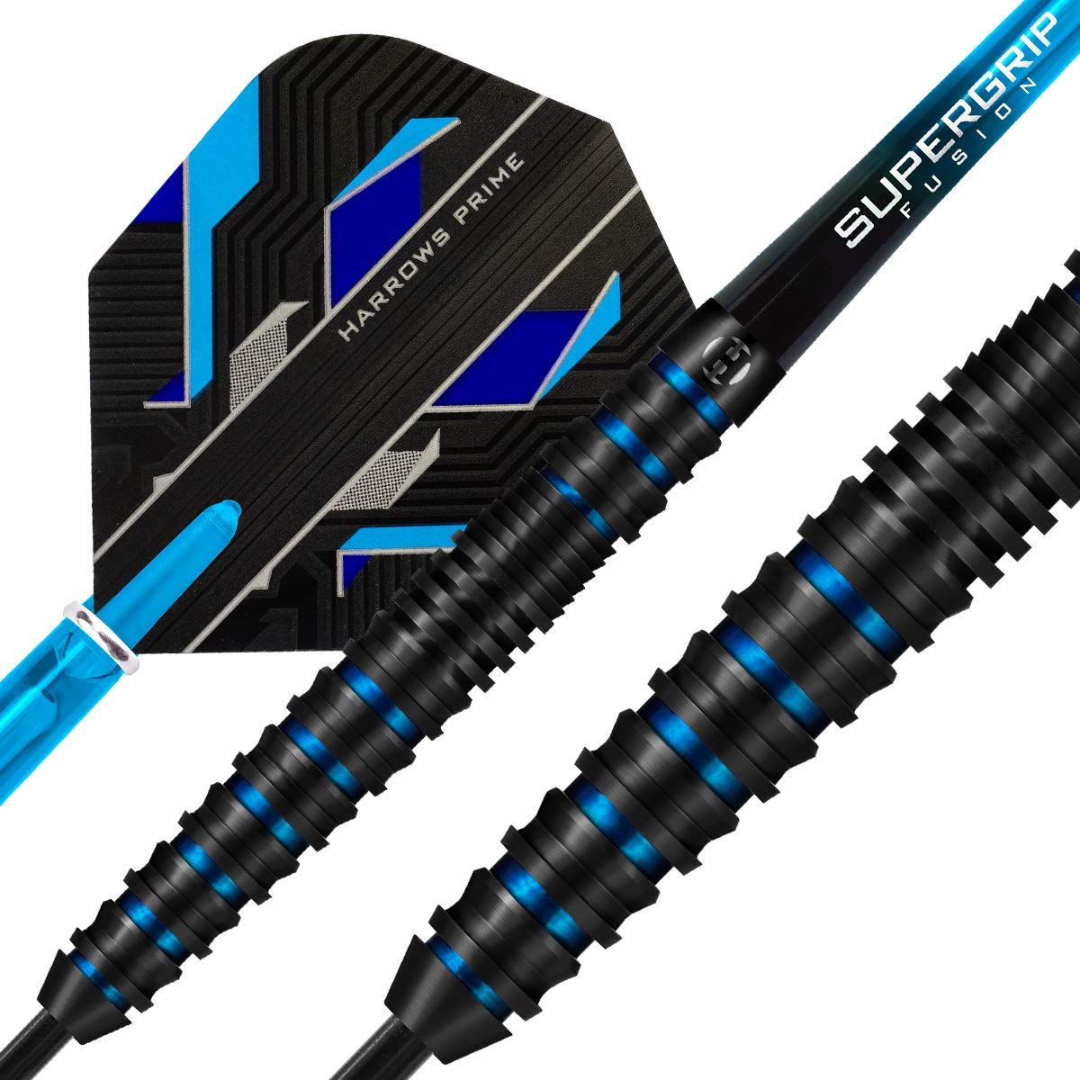 Amazon.co.jp: Harrows Spina ブラック - ブルー 90%タングステン
