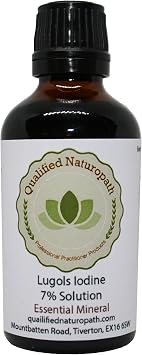 Lugols Iodine Solution 7% - 50ml - with Dripper/Dropper Top