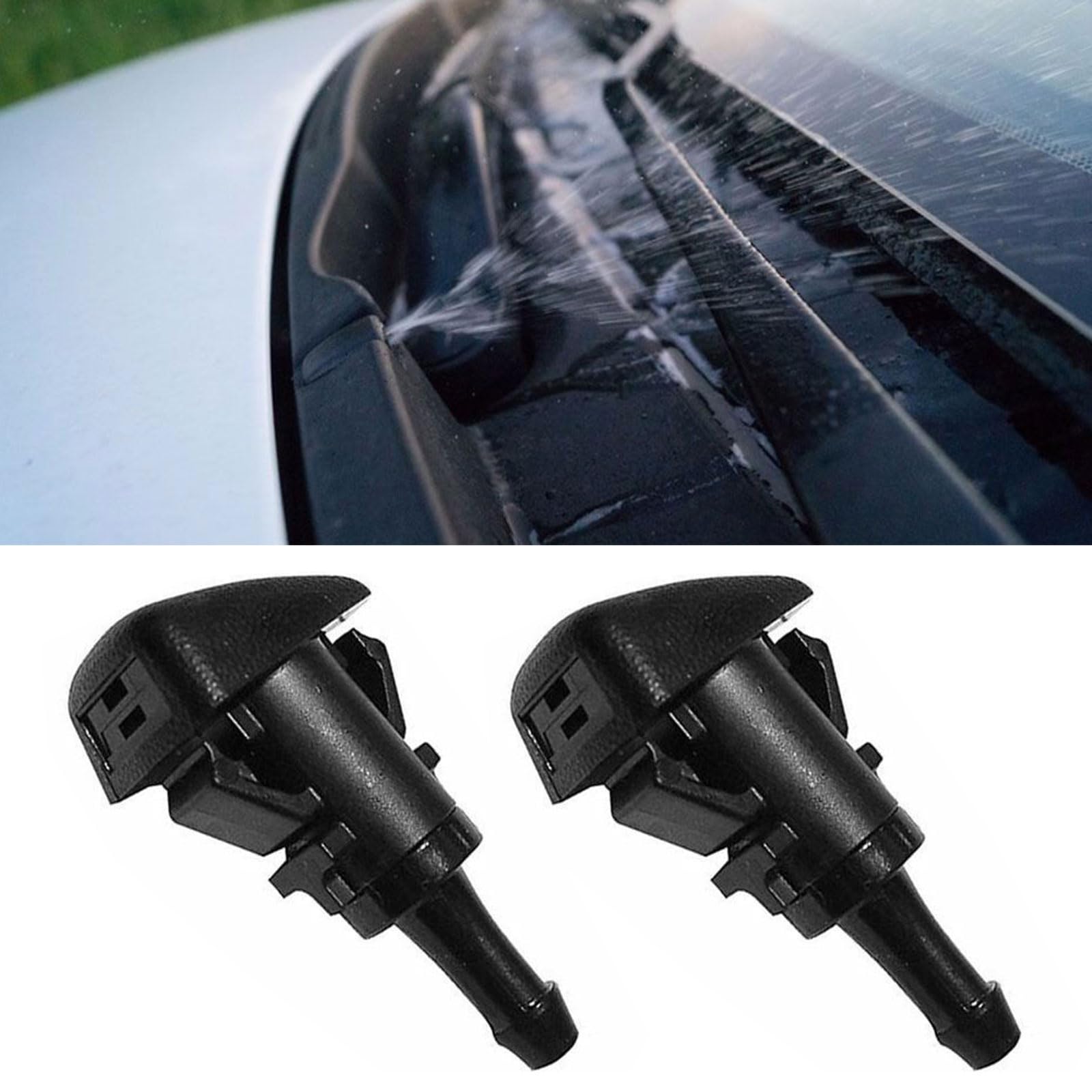 2 ugelli di ricambio per tergicristalli 98630-2K100, ugelli di ricambio per Hyundai Kia Tucson ix35 Sportage Soul Santa Fe Sonata 15878745, 98630-3J000, accessori per spazzole tergicristallo