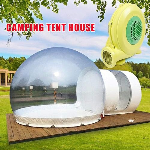Miniatura 3 de Tienda inflable transparente 3M de PVC Eco House Tienda de campaña Burbuja de aire Domo Tienda al aire libre Patio trasero Camping + 2M Camino