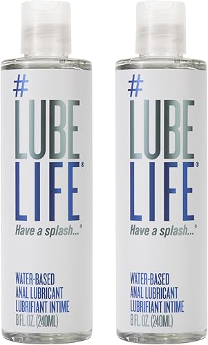 Miniatura 13 de LubeLife Lubricante anal a base de agua para hombres, mujeres y parejas: lubricante personal seguro para la ingestión, compatible con juguetes y