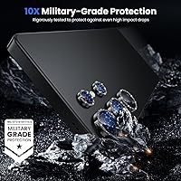 Vista 117 de WSKEN for Samsung Galaxy S24 Ultra Camera Lens Protector, Ultra Thin Scratch Resistant 9H Tempered Glass with Aluminum Metal Circle Camera Screen