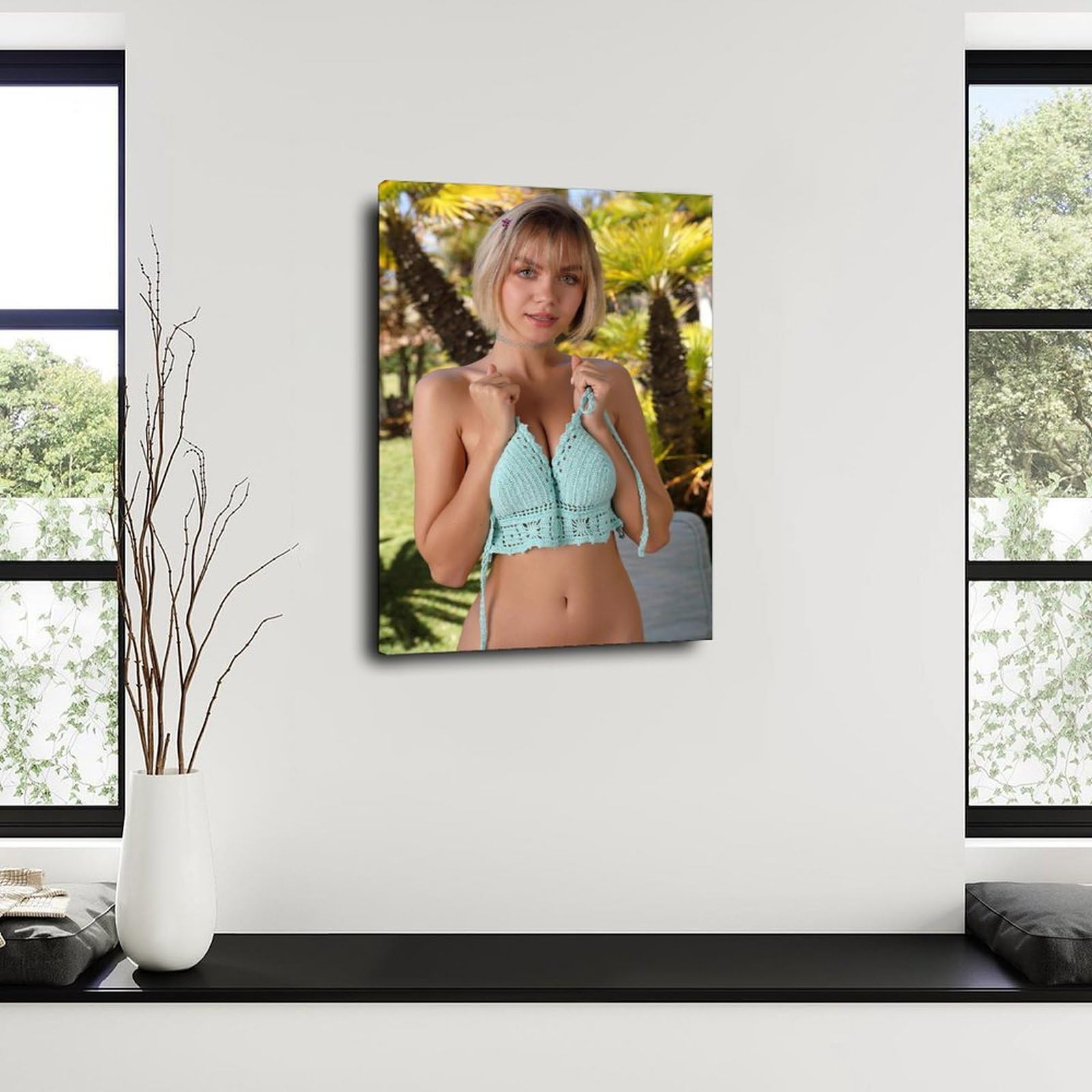 Arousing Lana Lane Canvas Print-Bedroom Ambiance Perfect Size