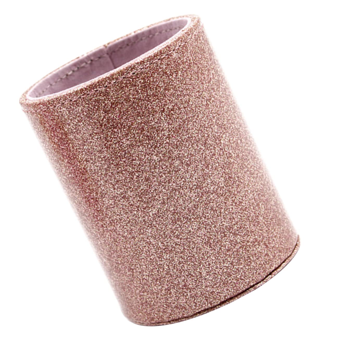 NUOBESTY 4pièces Porte-stylo Pu Scintillant Pour Bureau Organisateur Esthétique Pour Pinceaux De Maquillage Et Petits Objets Accessoire Décoratif Pratique