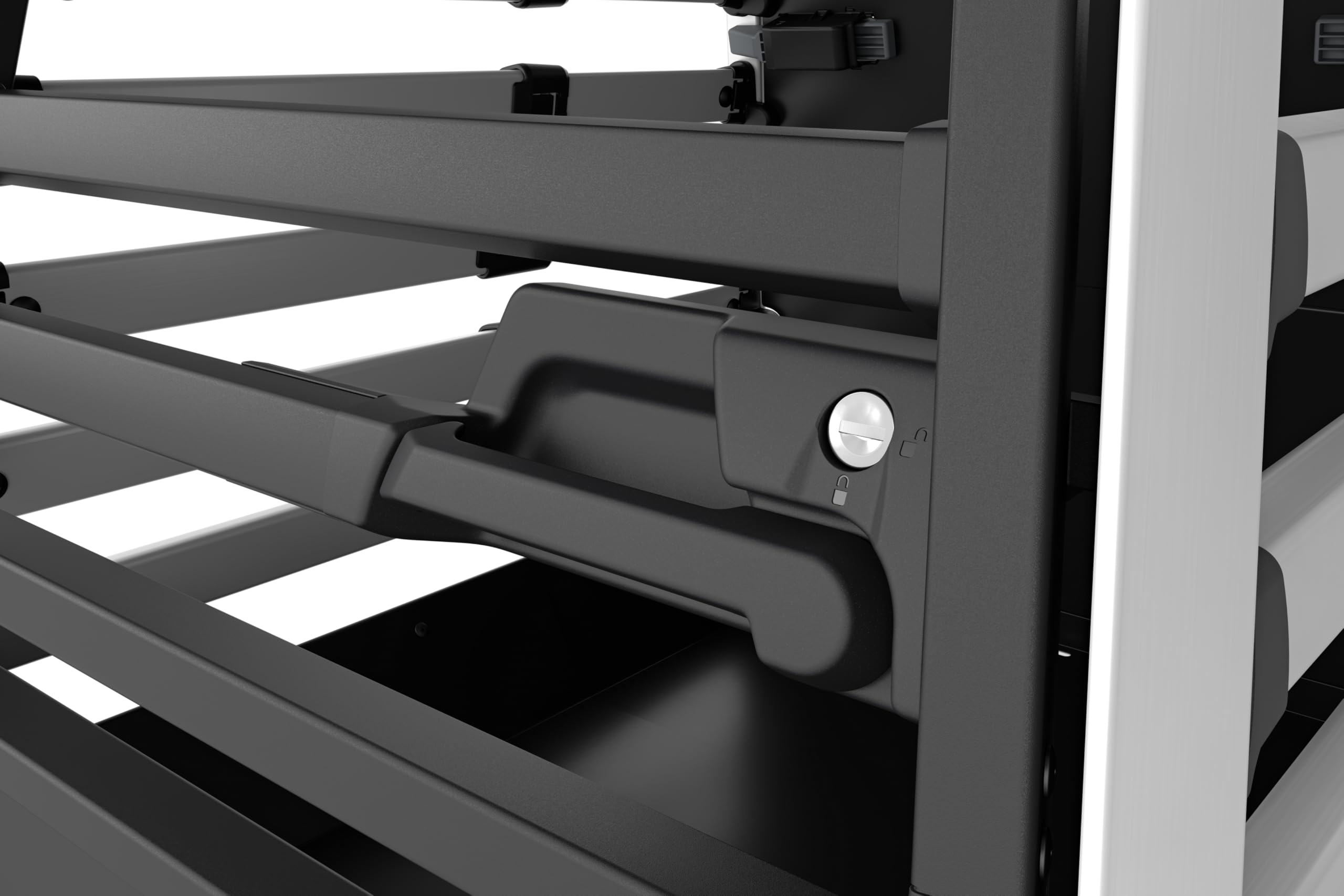 Thule Allax Threshold Compatible Dog Crate for Vehicle Travel - Size M - Fits Vehicles with Trunk Threshold - High-Strength Construction - Adjustable for Dog and Vehicle fit