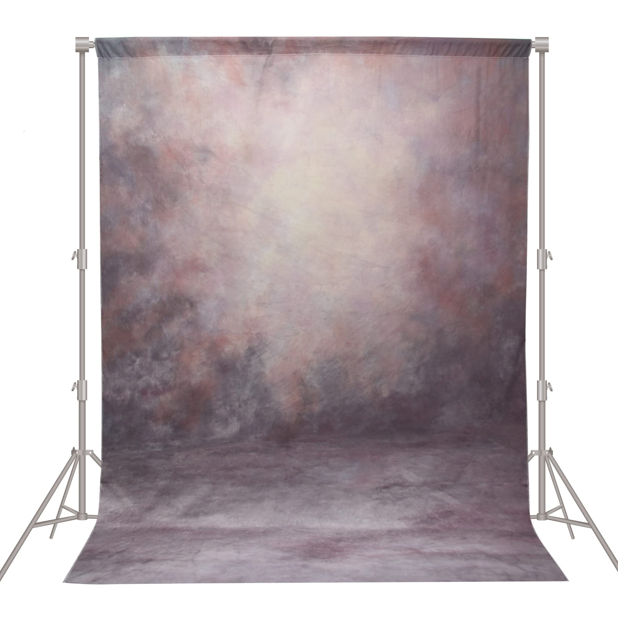 8x10ft Durable Polyester Vintage Photography Backdrops Abstract Dark Purple and Red Photo Backdrop for Studio Booth Props Portrait Backgound