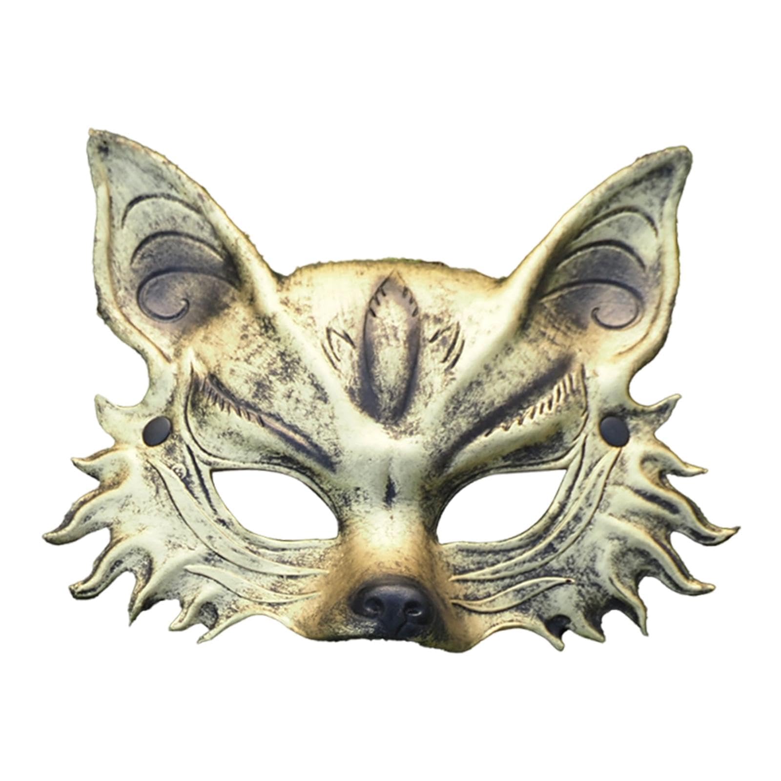 Merishopp Fox Mask Photo Props Accessory Practical Animal Face Mask for Animal Cosplay Gold | Clothing, Shoes & Accessories | Costumes, Reenactment, Theater | Accessories | Masks & Eye Masks-image-36