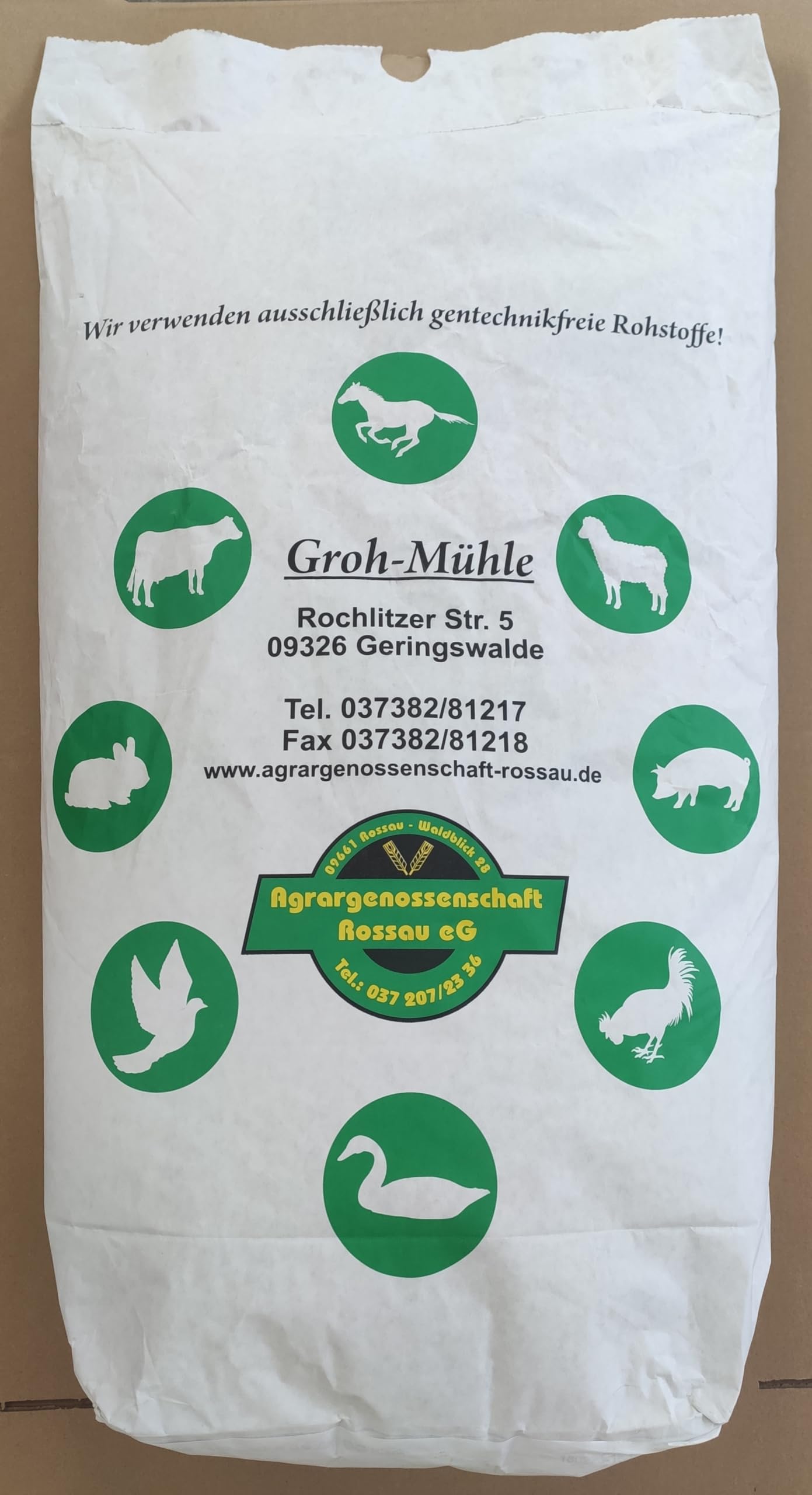 (Grundpreis 0,89 €/kg) - 25 kg Mais fein gebrochen/gequetscht - Hühnerfutter - Tauben - Nager - Karpfenfutter - Wild - Kaninchen