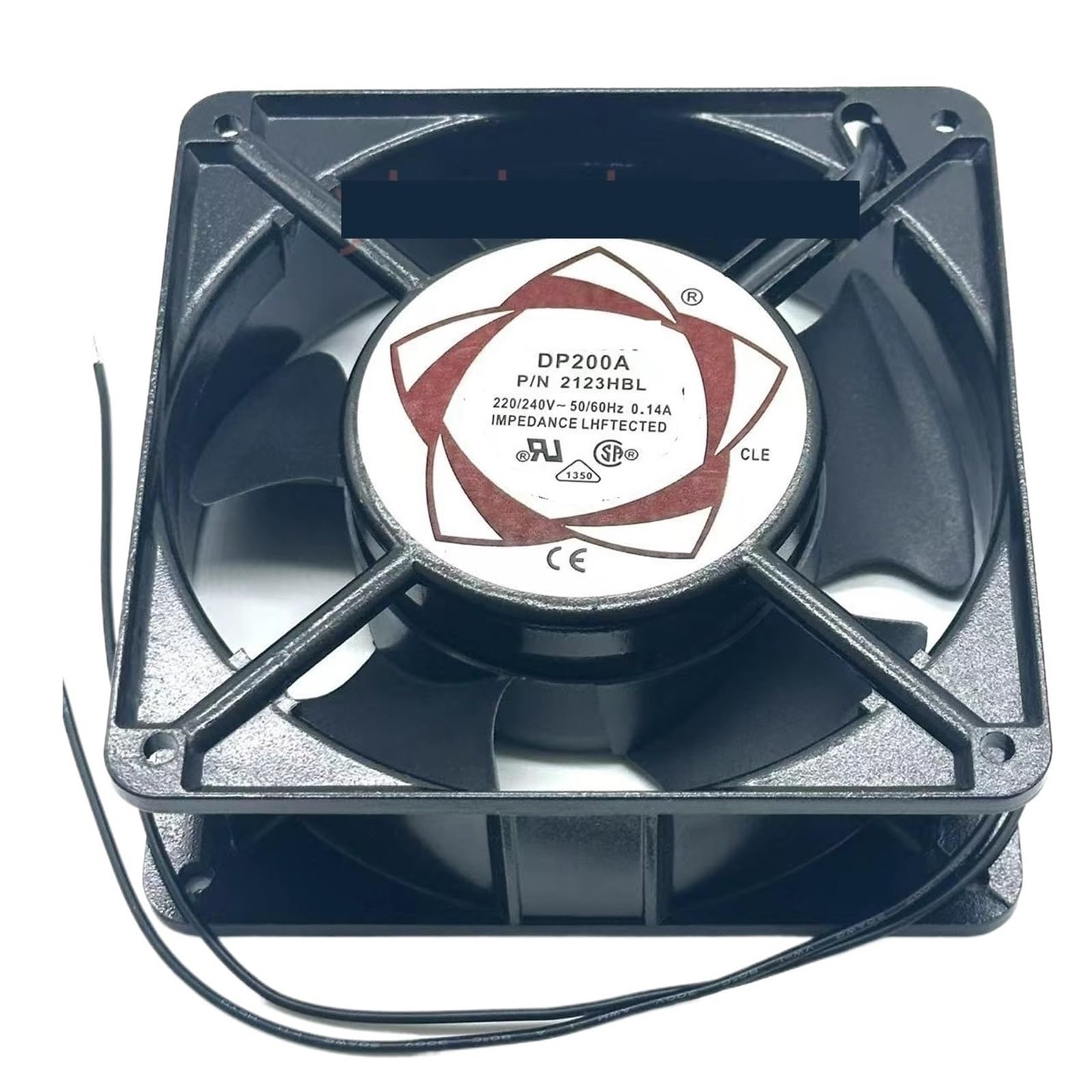 YMUGUEGH DP200A P/N 2123HBL AC 220-240V 0.14A 120X120X38mm Cooling Fan
