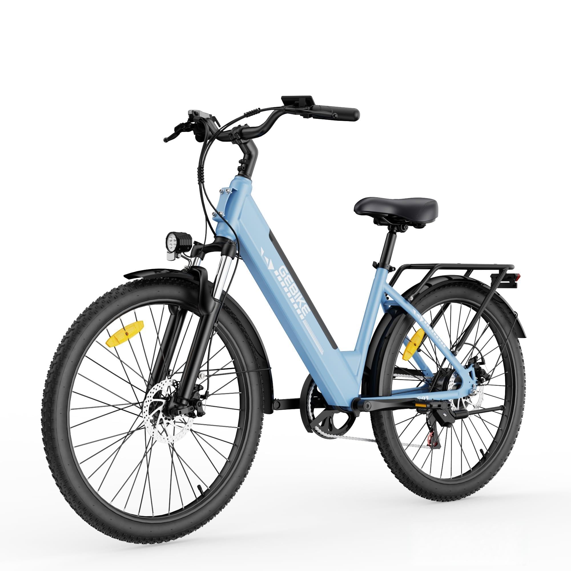 Vélo Électrique Adulte 26", Batterie Amovible 468 Wh, Autonomie jusqu'à 88,5 km, 25 km/h, Vélo de Trekking avec Moteur 250W, VTC Électrique Adulte 7 Vitesses, Charge Max. 120 kg, E-Bike Adults