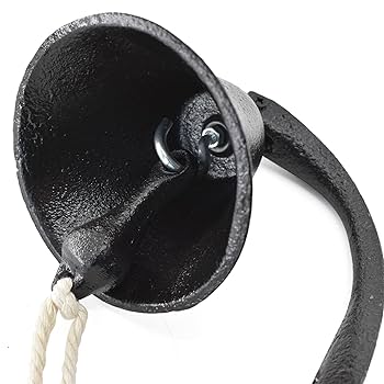 Amazon.co.jp: MrMrKura ドアベル 壁掛け鈴 玄関 店舗用 鋳鉄製