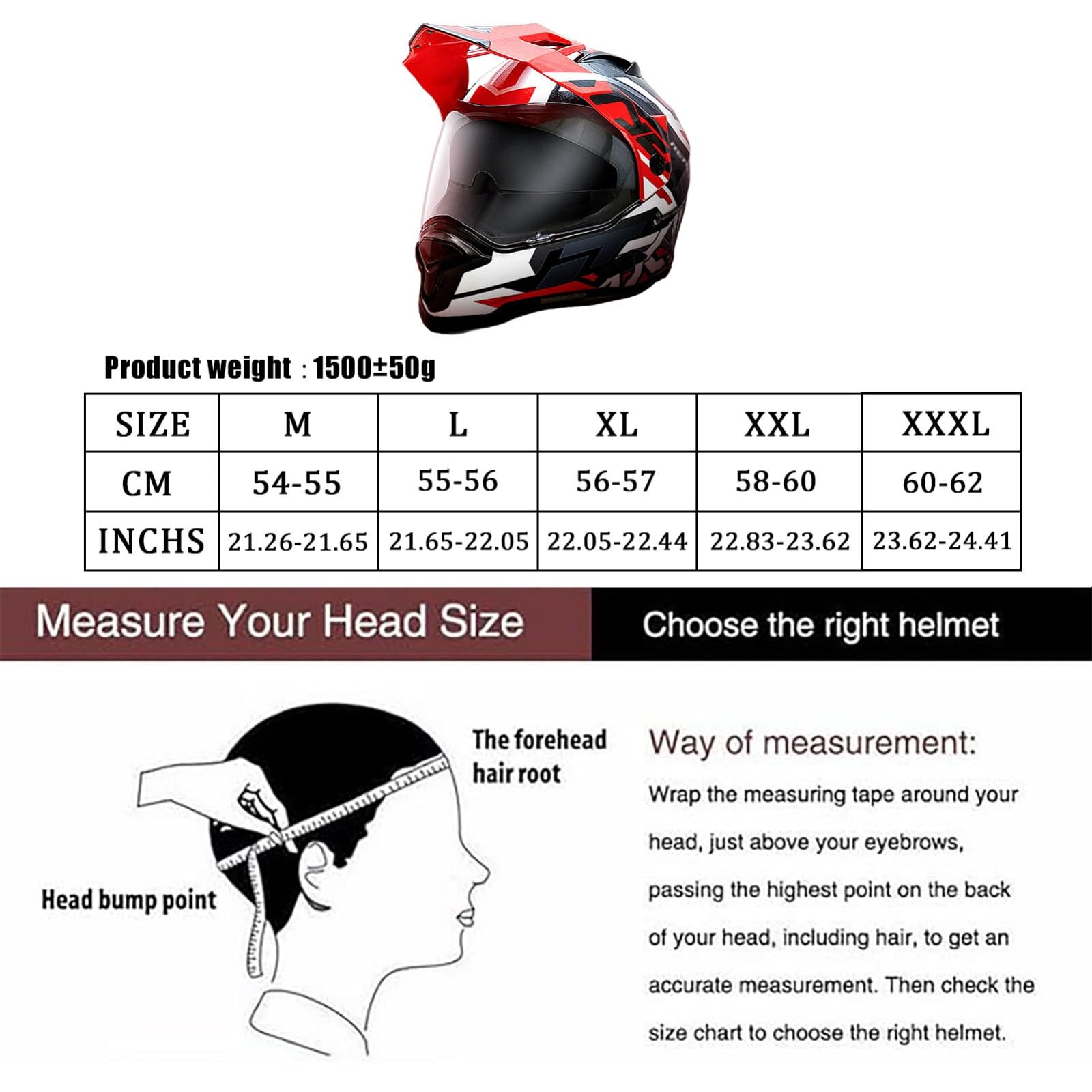 Kask motocrossowy dla dorosłych, integralny kask motocyklowy do Offroad, homologacja ECE 22.06, downhill, quad, enduro, wyścig, kask motocyklowy z wizjerem