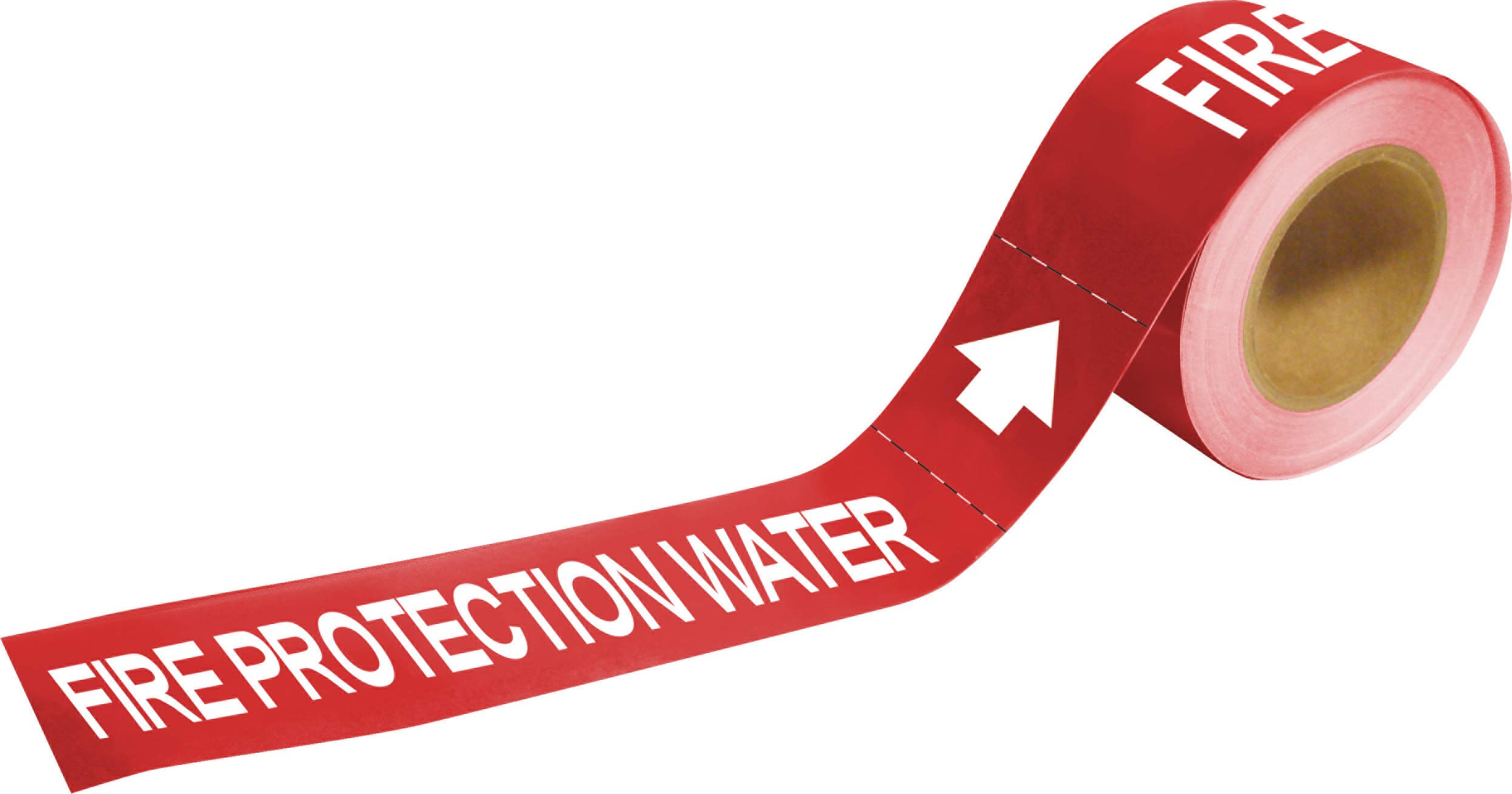 Brady Pipe Marker,Fire Protection Water 20430