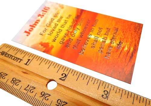 Miniatura 3 de Westmon Works Juan 3:16 Tarjeta Santa a granel Paquete de oración Biblia cristiana Escritura Pasaje Tres Dieciséis Paquete para Escuelas o