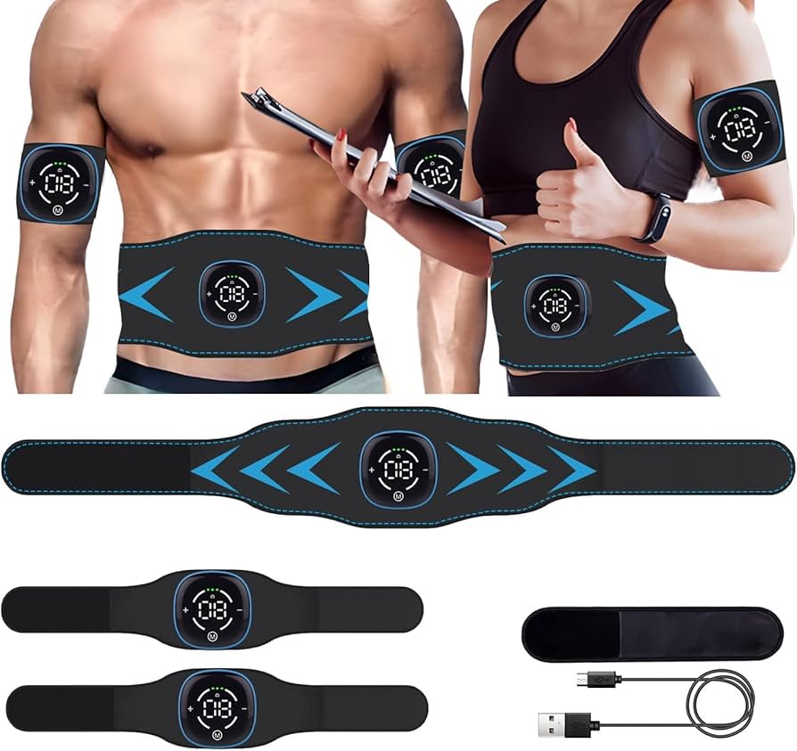 EMS 腹筋ベルト 腹筋トレーニング ベルトサイズ調節可能 日本語説明書付き 楽天市場】EMS 腹筋ベルト 腹筋マシーン 筋トレ 8種類モード 25