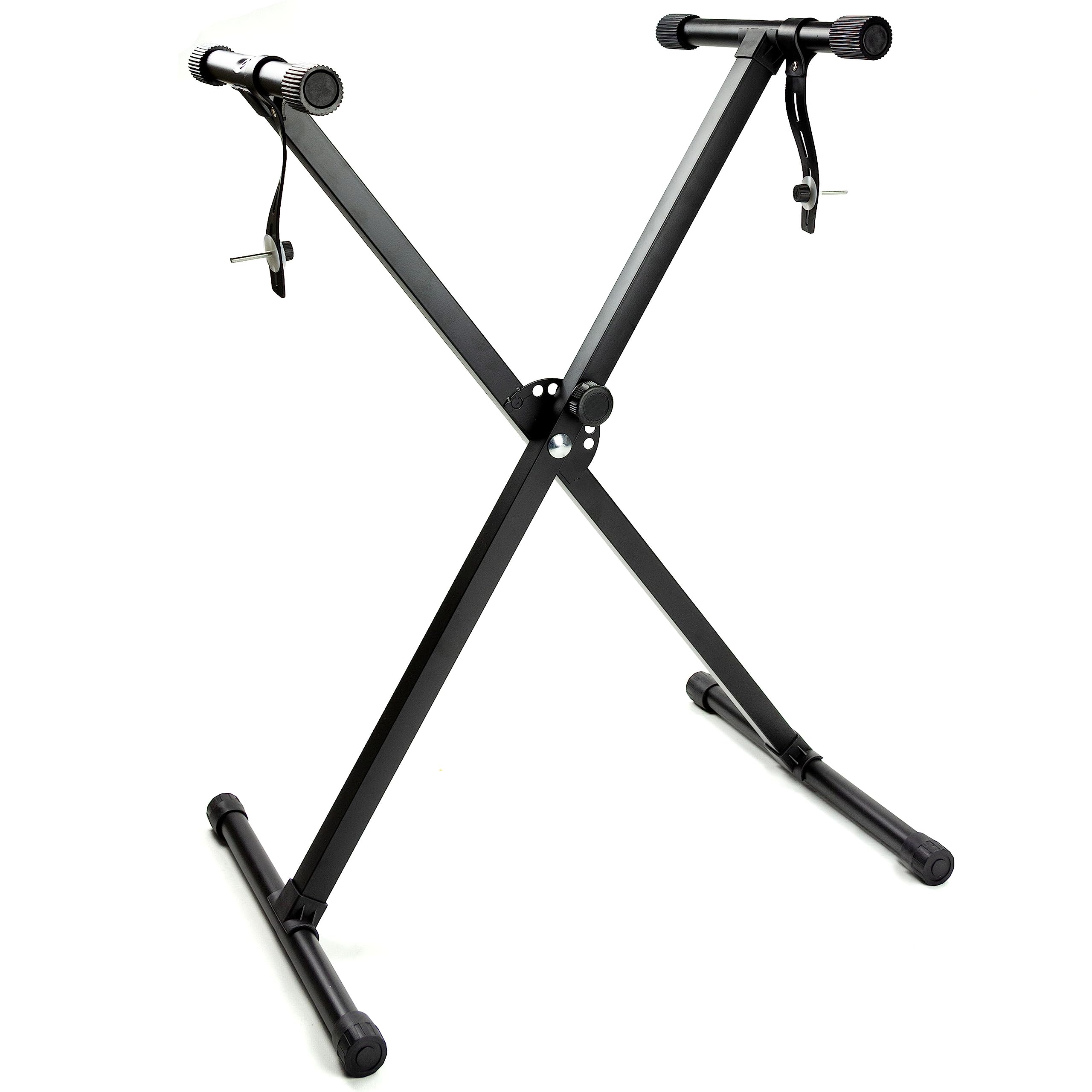 RockJam Tastiera per pianoforte 61 tasti con Pitch Bend, supporto, panchina, auricolare, adesivi per appunti e lezioni