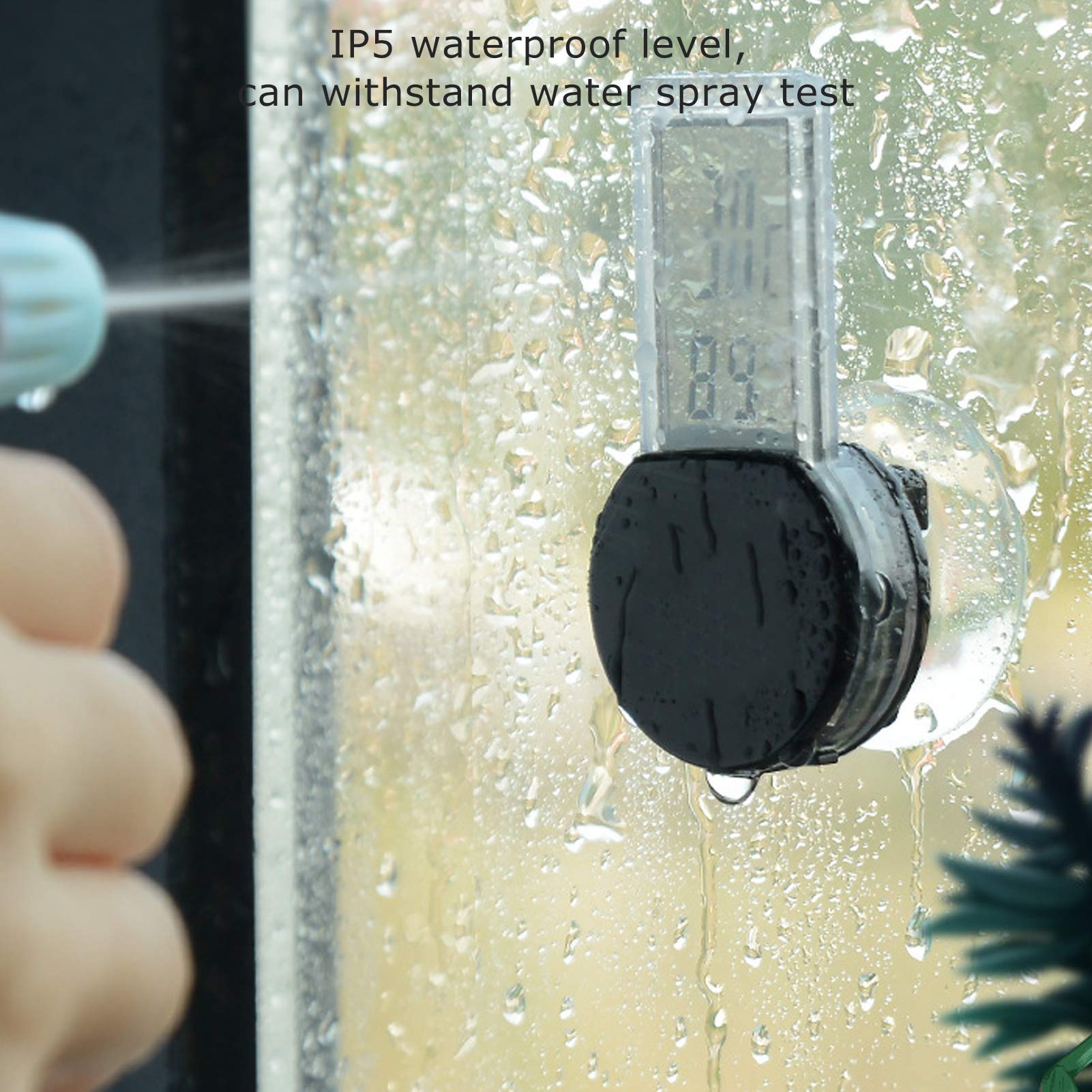 Termometro Digitale E Igrometro Per Rettili - Sensore Umidità E Temperatura Con Gancio Per Terrari - Foto 8