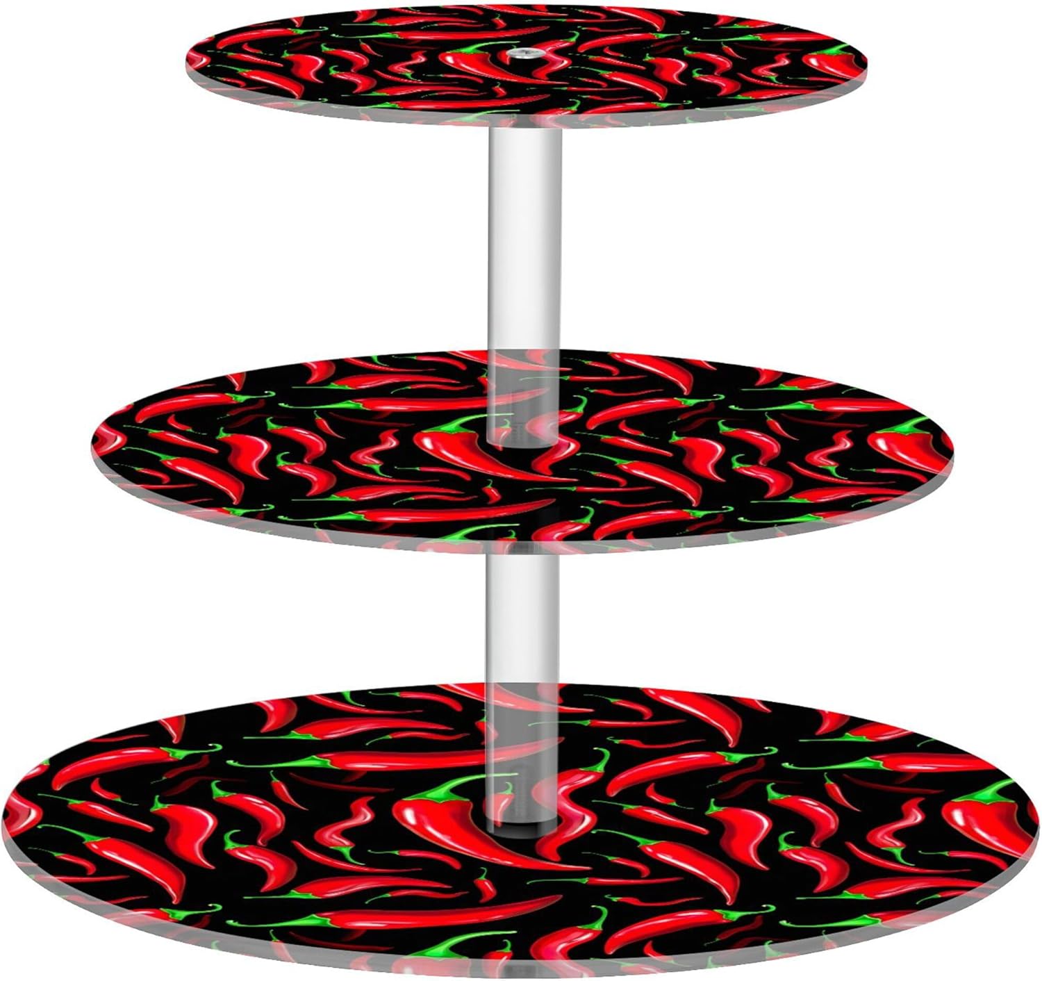 Tea Party Cupcake Stand 3 Tier Display Cupcake Tower Custom Serving Cake Stands for Party Dessert Tray Displays Birthday Portrait Royal White Cat