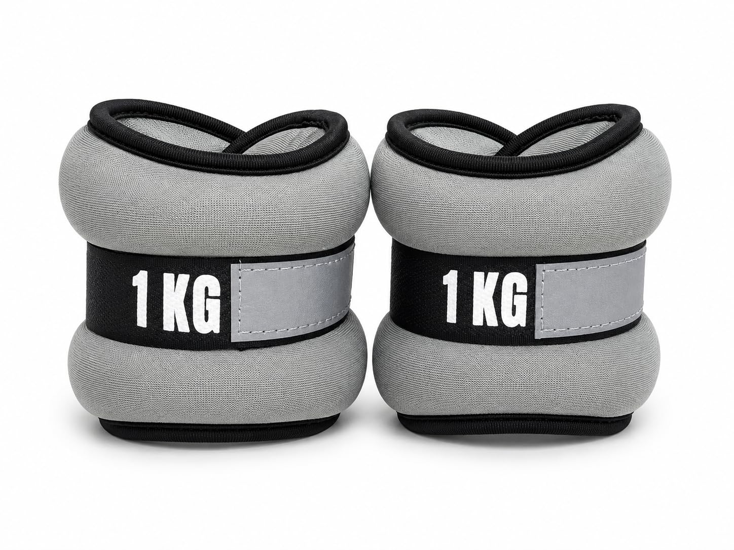 Bilanciere regolabile per caviglia e polso (coppia) – 0,5 kg/1 kg/2 kg – per uomini e donne – nero o blu – allenamento della forza, cardio, riabilitazione, passeggiate, allenamento a casa e in