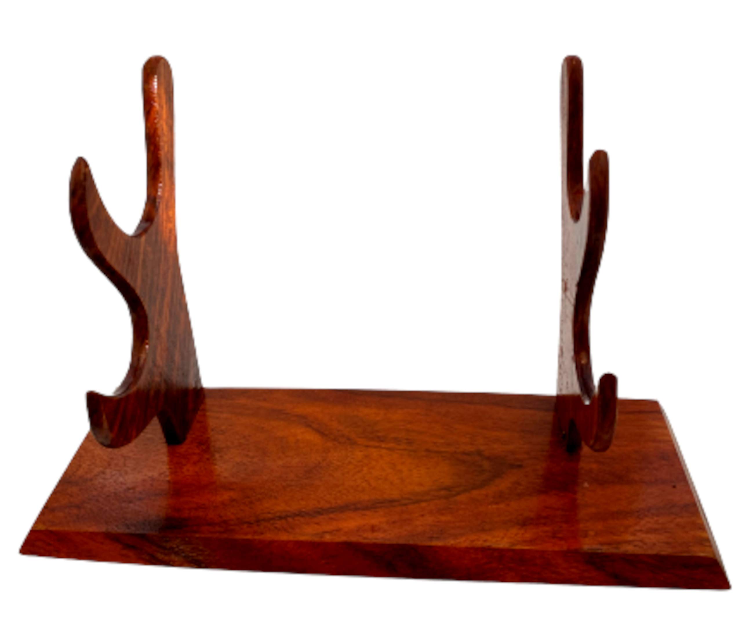 Buy QT S Display Khukuri/Kukri Wooden Stand Two Tier Handmade Wooden