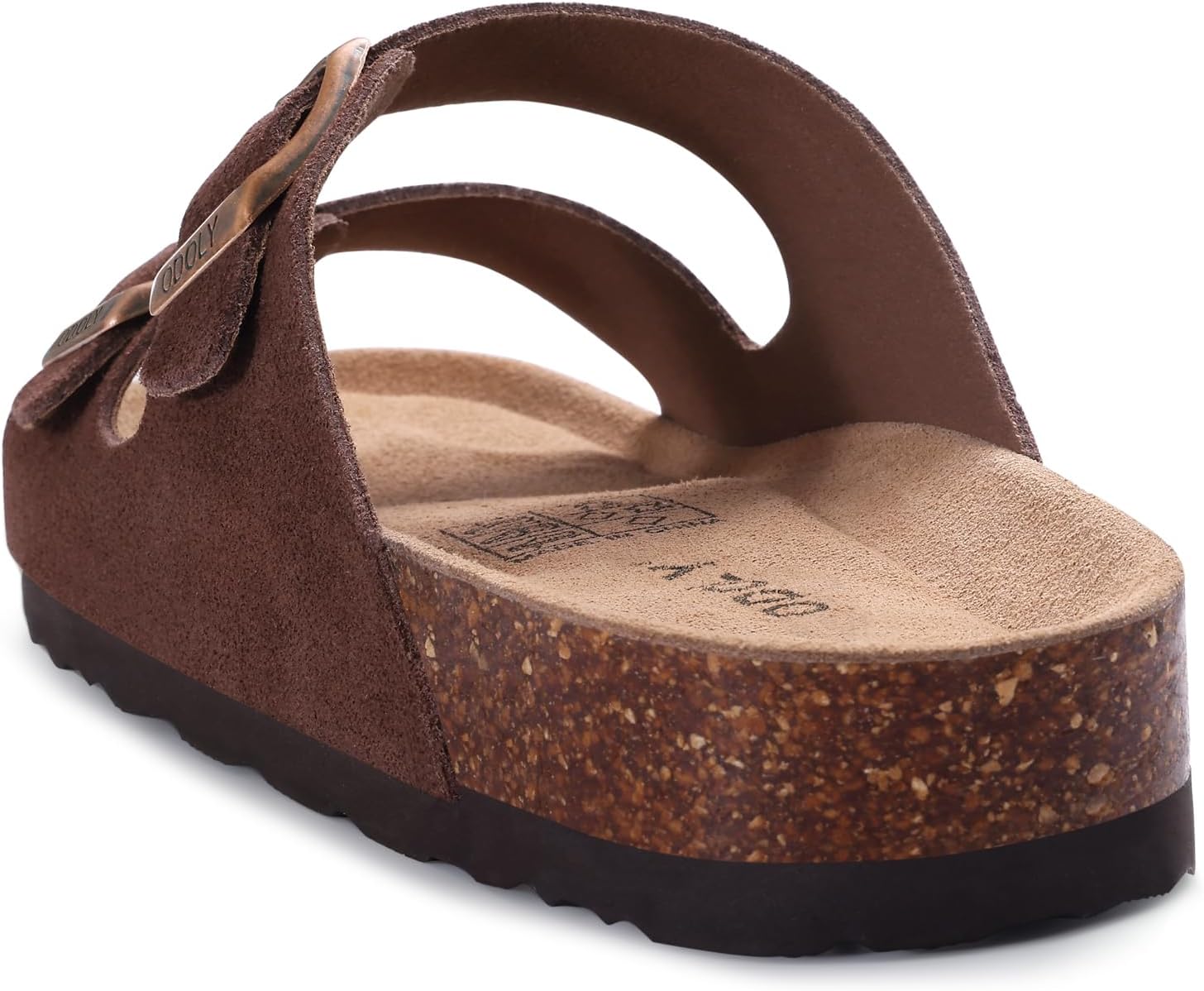 ODOLY Unisex Comfortable Cork Footbed Slide Sandals with Arch Support image 5