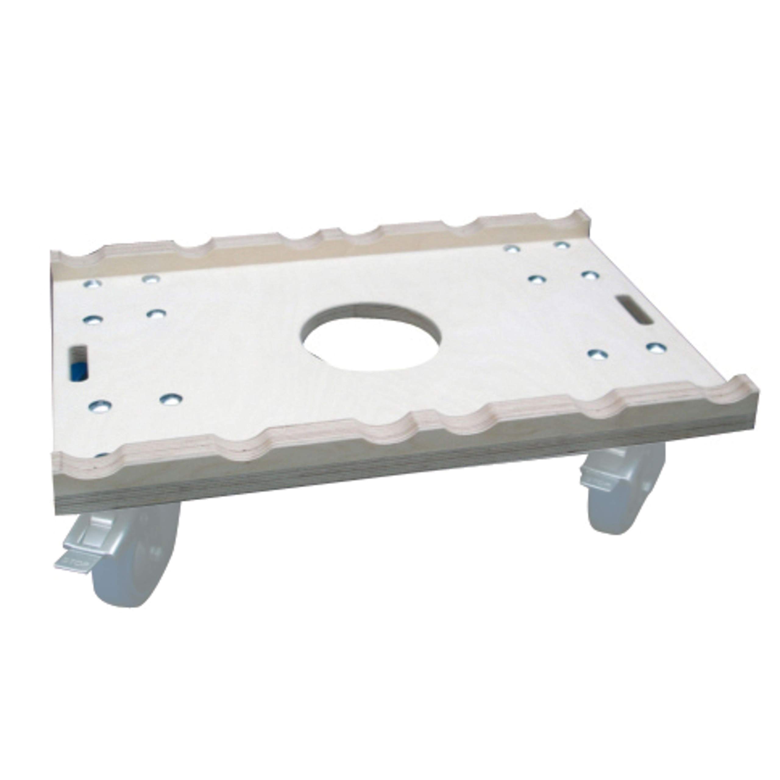 Global Truss Truss Rollbrett F34 mit Bohrungen für 4 Rollen