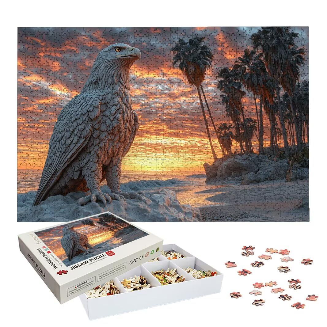 Puzzle Aquila, Puzzle 1000 Pezzi per Adulti, Regalo Donna/Uomo -2499